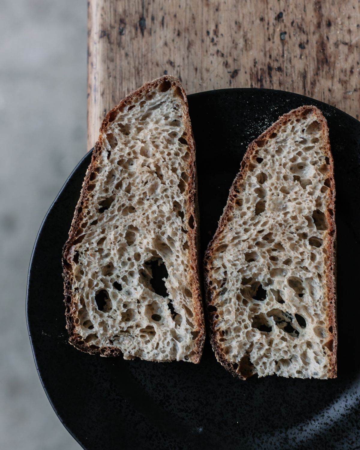 cut sourdough