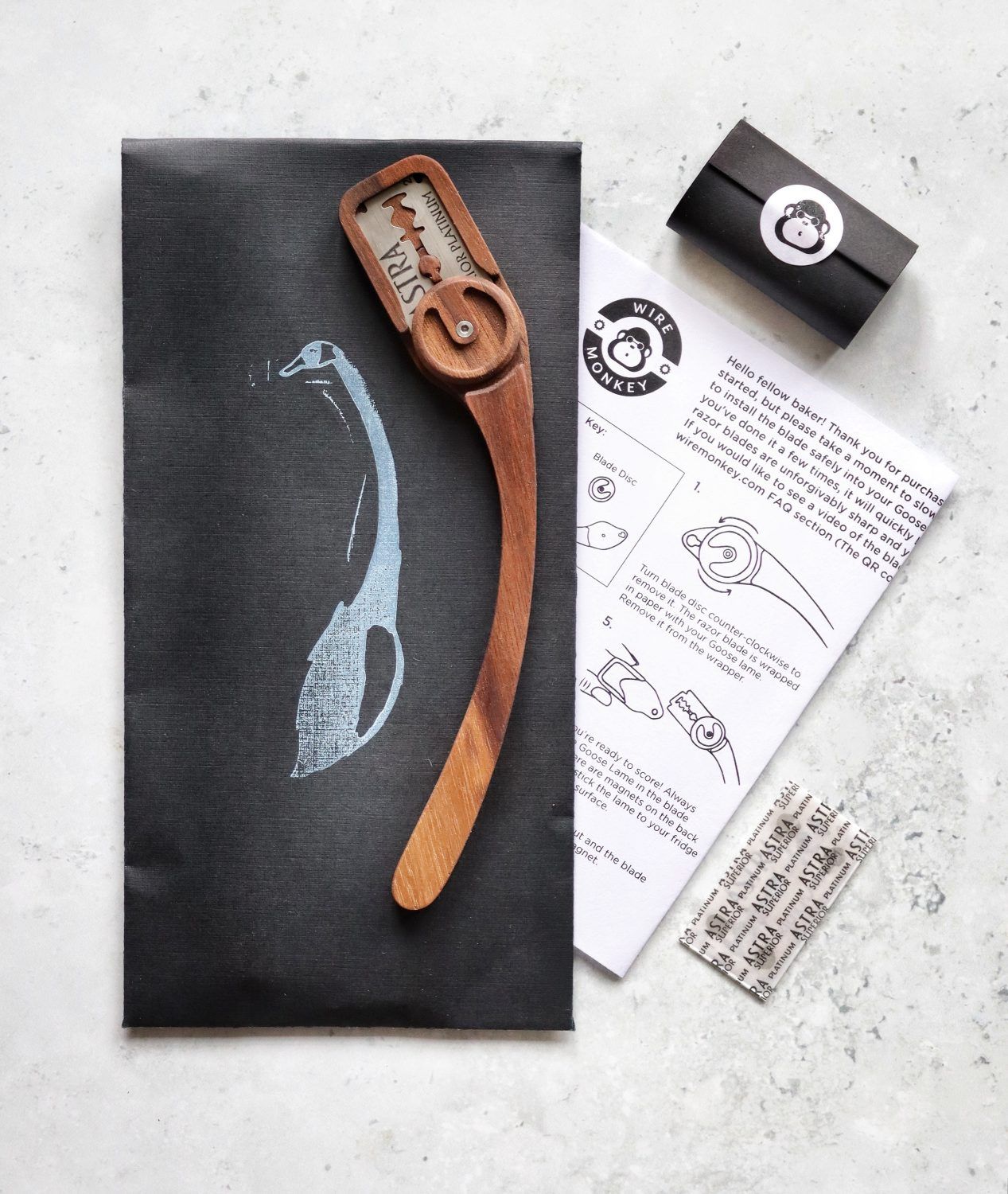 wire monkey goose lame package