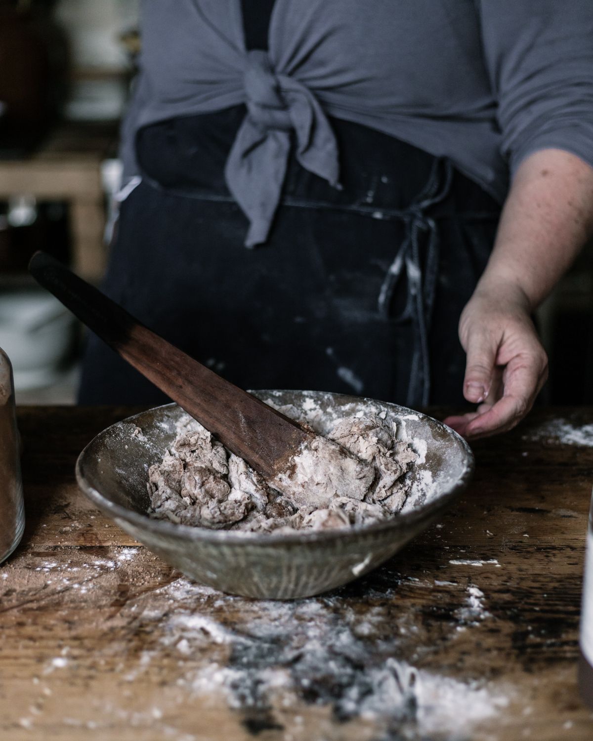 The Sourdough School - Hand Carved Wooden Spatula - Image 4