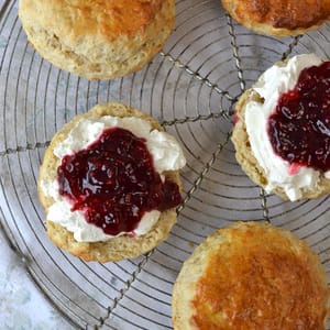 vanilla sourdough scones