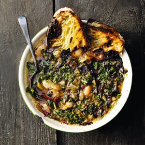 Chard, Leek and White Bean Soup