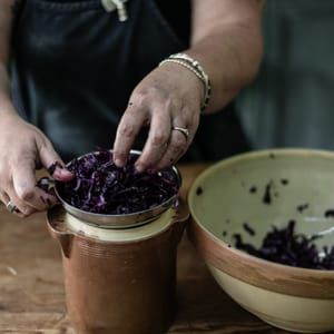 fermented cabbage