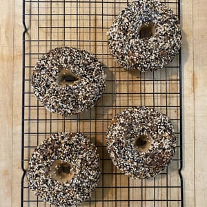 everything sourdough bagels