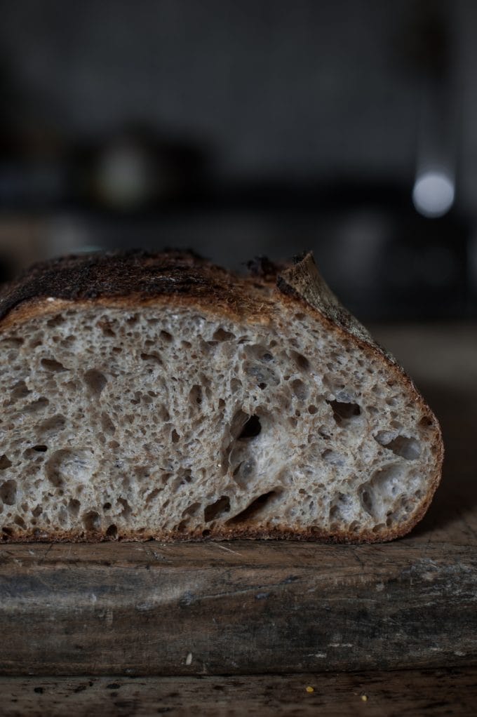 big holes in Sourdough