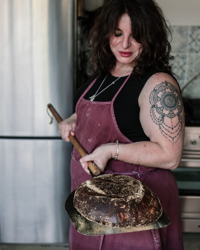 Vanessa Kimbell at the sourdough school