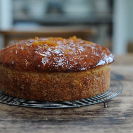 Sweet Orange Sourdough Cake