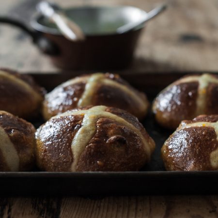 Sourdough Hot Cross Buns