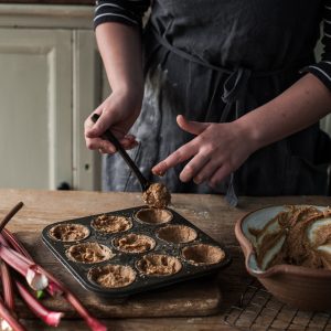 filing pies with fermented frangipane