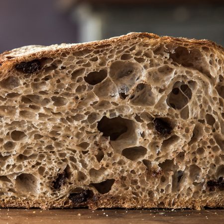 20% Chocolate Chip & Spiced Rye Classic Sourdough Boule – Retarded – Mid Hydration