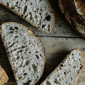 sourdough bread boule cut