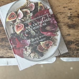 A Plant based Farmhouse book on the table at The Sourdough School